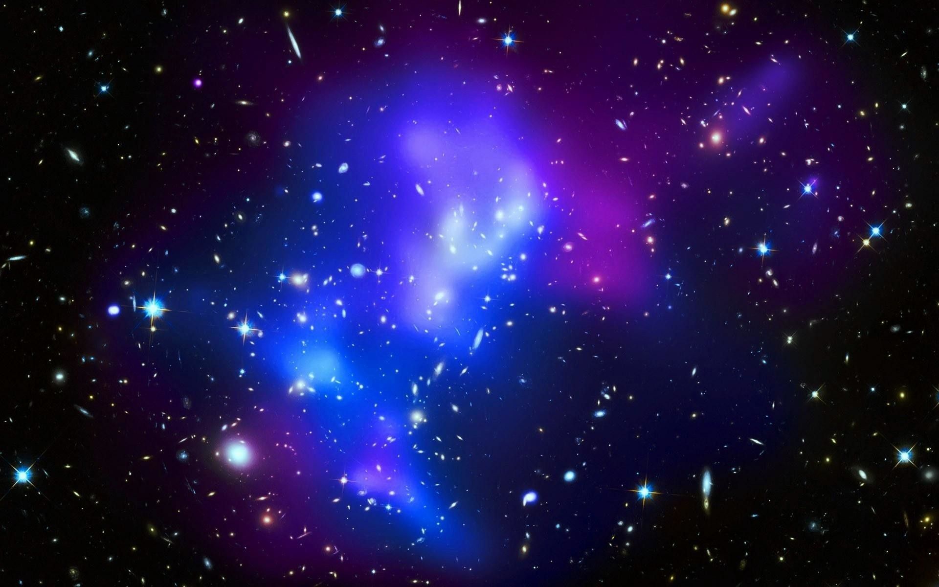 Galassia blu e viola, 1920x1200 Full HD+ WUXGA, Desktop