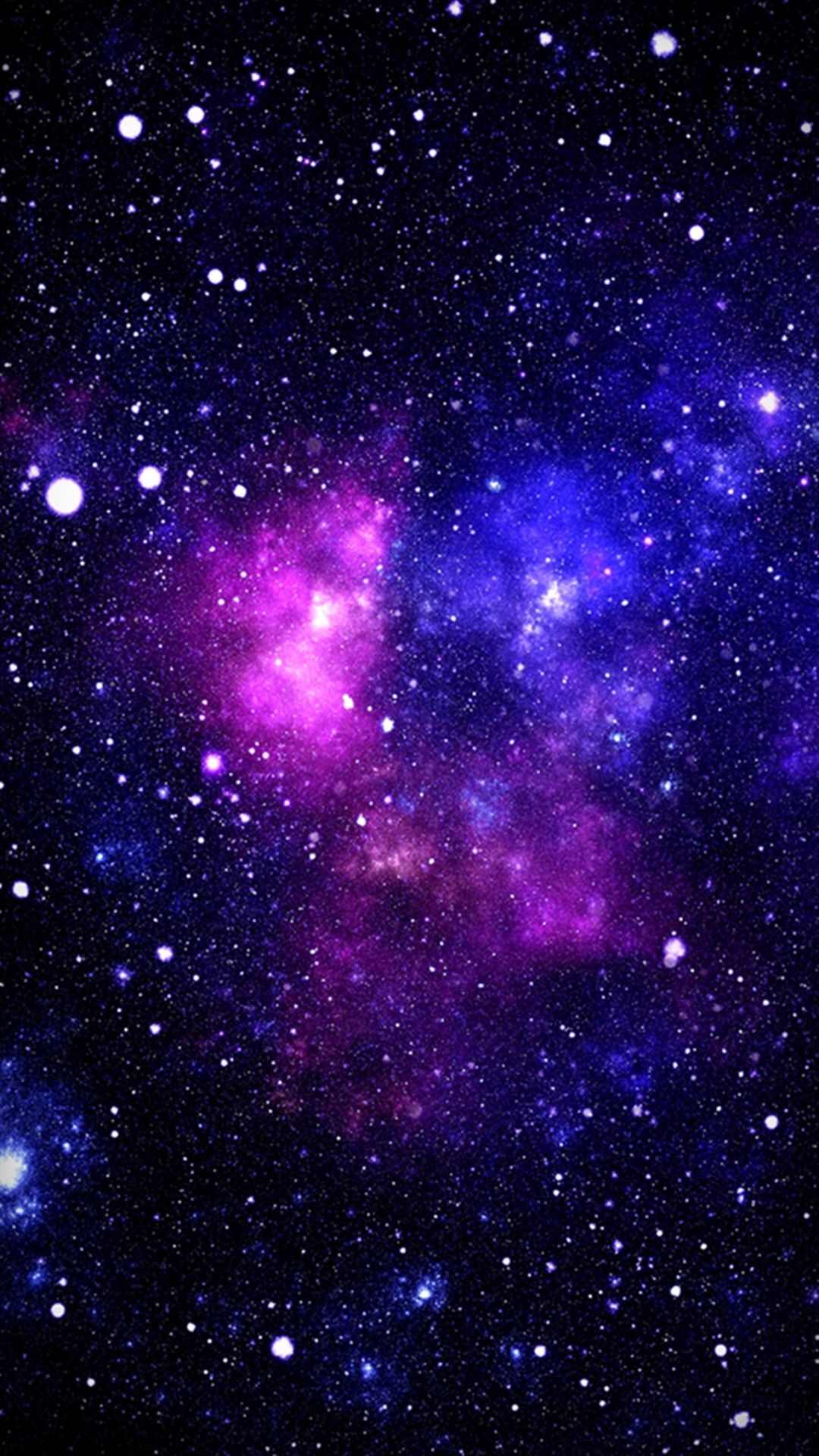 Galassia blu e viola, 1080x1920 Verticale, Mobile