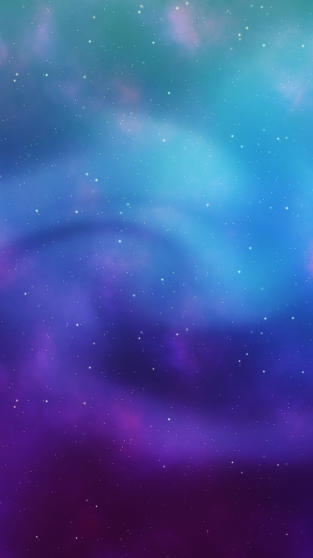 Galassia blu e viola, 1242x2208 Full HD Verticale, iPhone