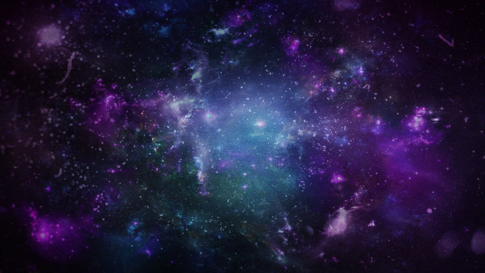 Galassia blu e viola, 1920x1080 Full HD, Desktop