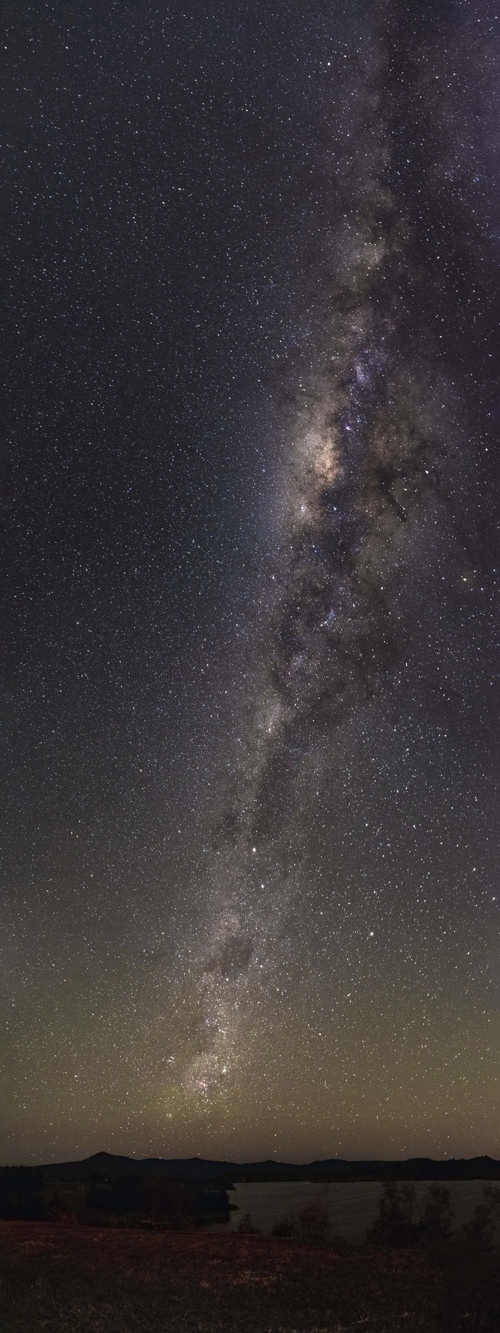 Via Lattea notturna stellata, 1000x2666 Full HD Verticale, iPhone