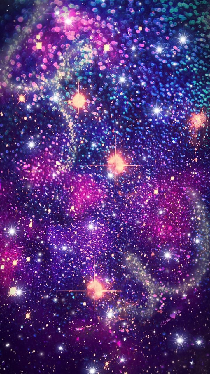 Galassia blu e viola, 720x1280 Full HD Verticale, Smartphone