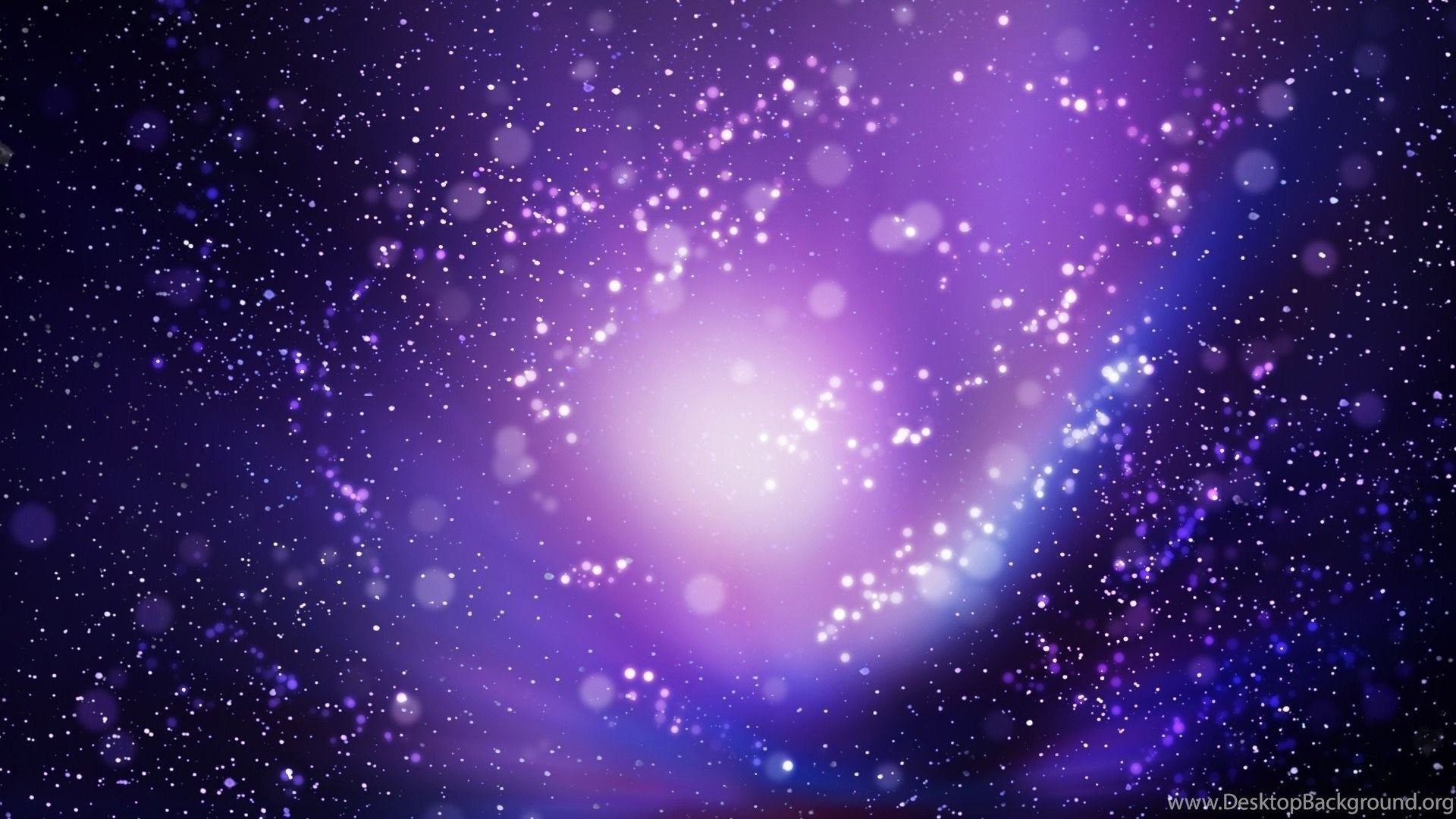 Galassia viola con stelle, 1920x1080 1080p, Laptop