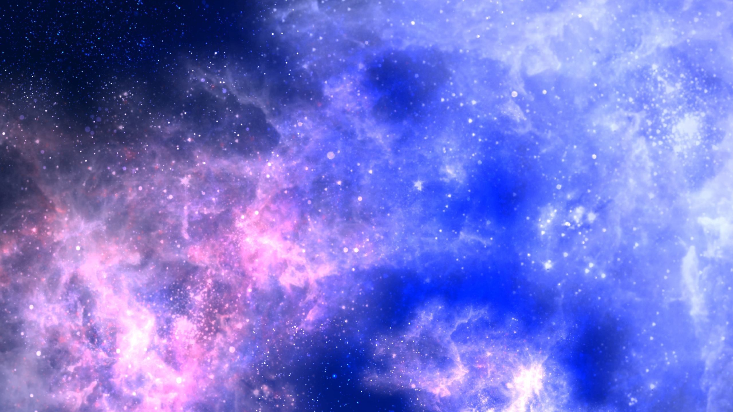 Galassia blu con stelle, 1080x1920 Verticale, iPhone