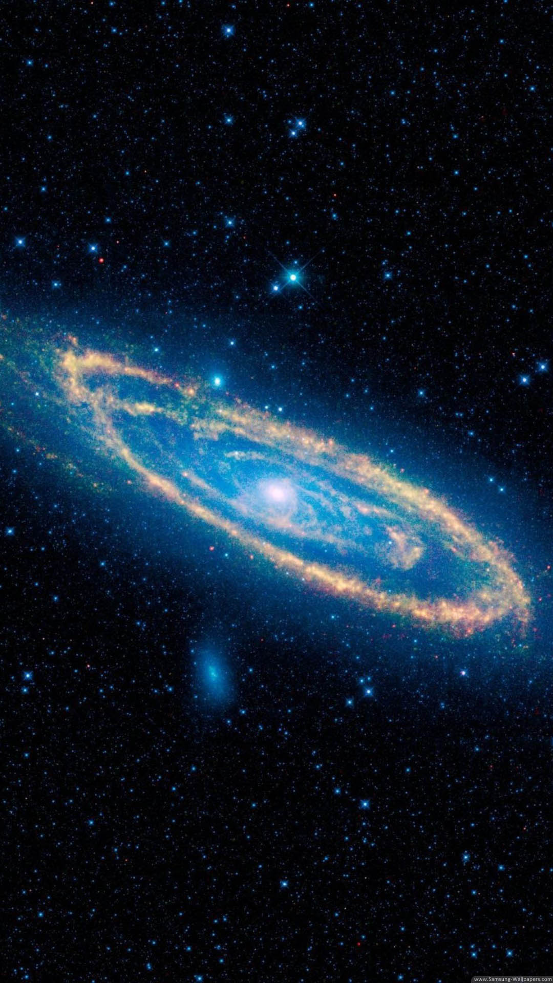 Galassia blu con stelle, 1920x1200 Full HD+, iMac