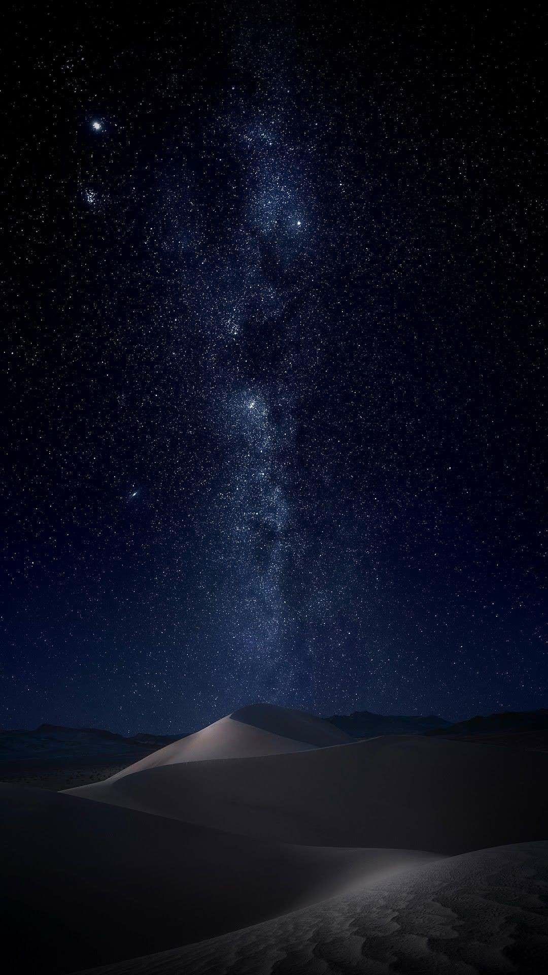 Galassia blu nello spazio, 1440x2560 Verticale, iPhone Pro
