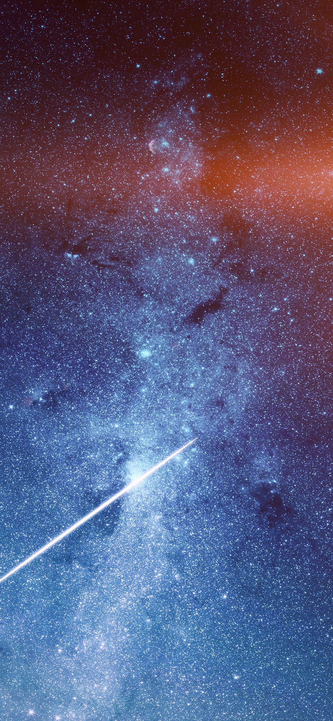 Galassia blu e viola, 1242x2208 Full HD Verticale, iPhone