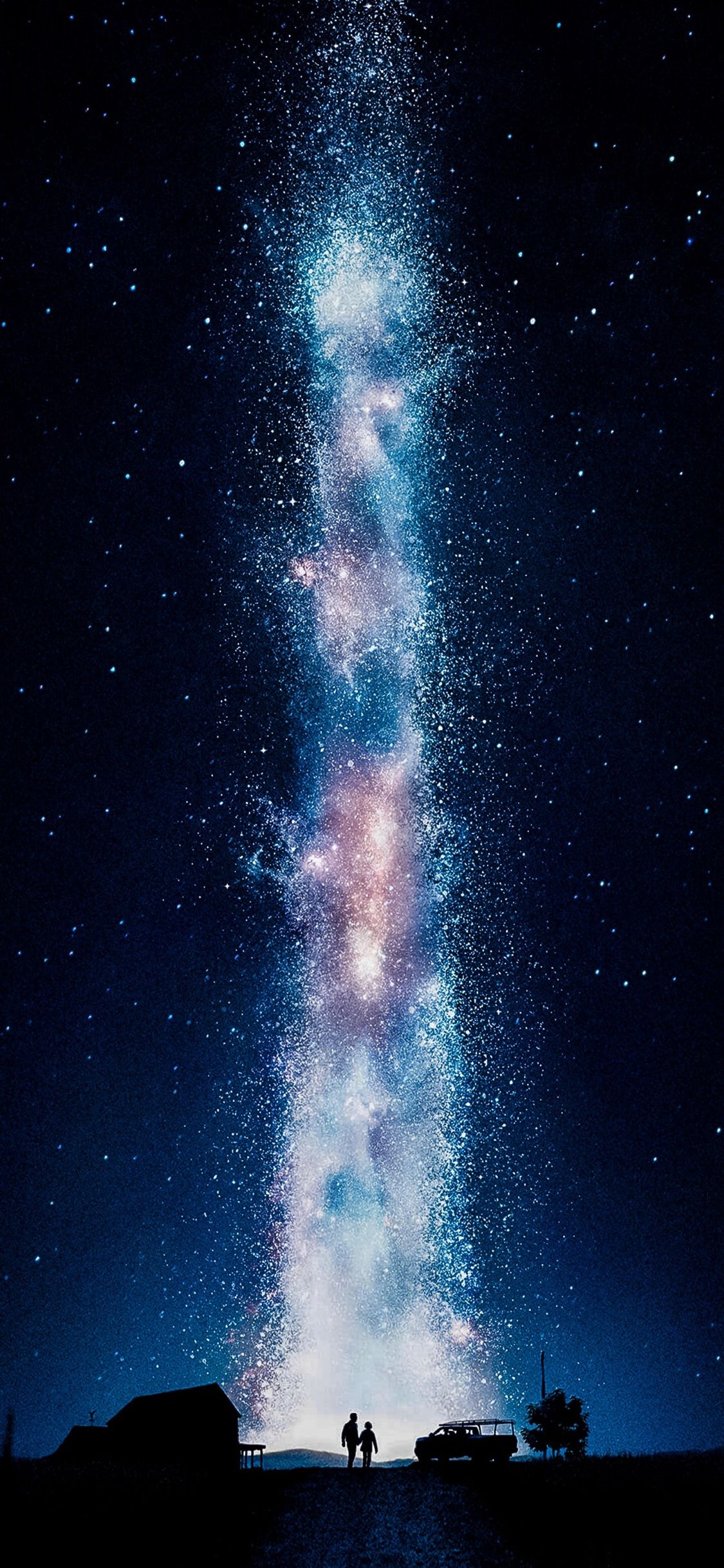 Galassia blu e stelle, 750x1334 Full HD Verticale, iPhone Pro Max