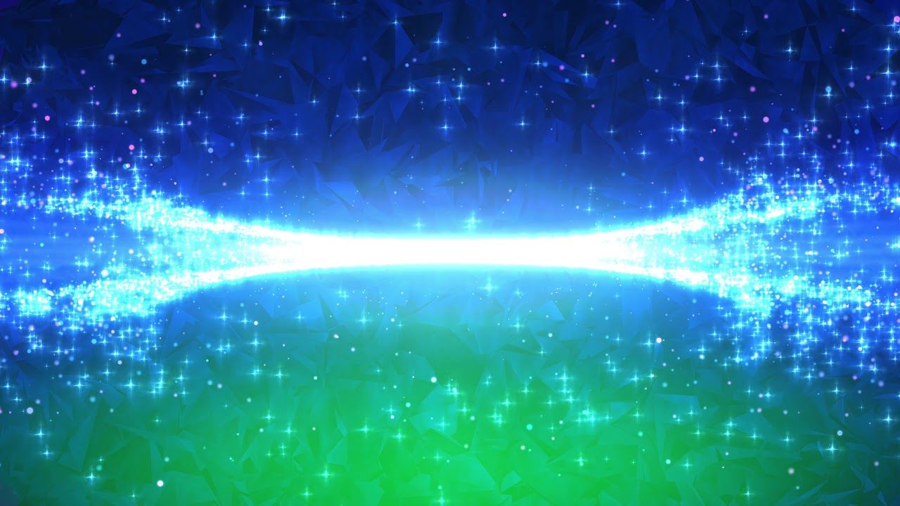 Galassia verde blu stelle, 1280x720 HD, Desktop