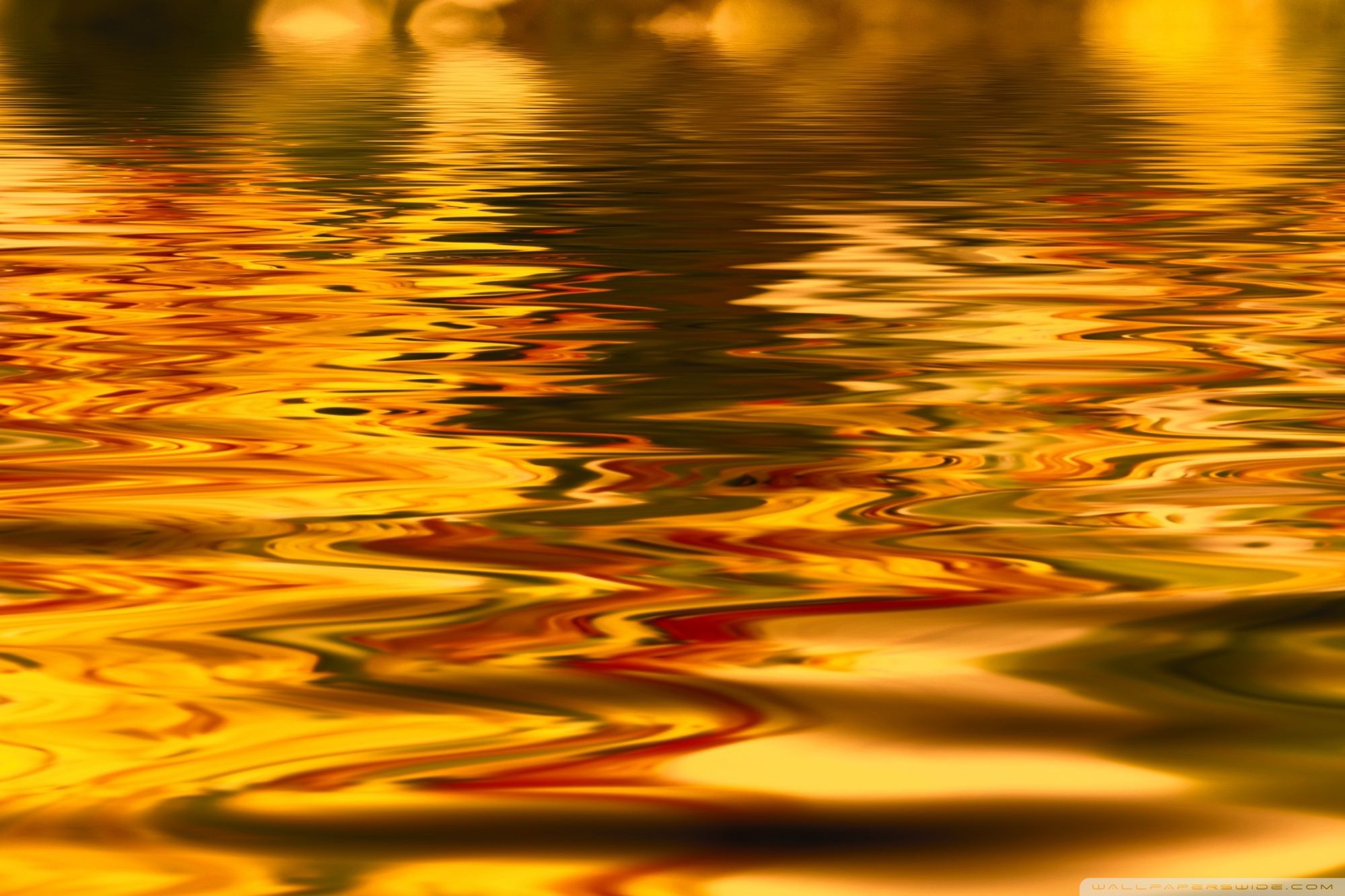 Acqua dorata increspata, 2000x1333 Hi-Res, Desktop
