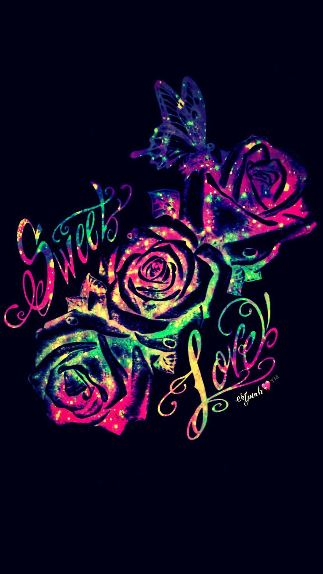 Ali nere galassia colorata, 1080x1920 Full HD Verticale, iPhone Air
