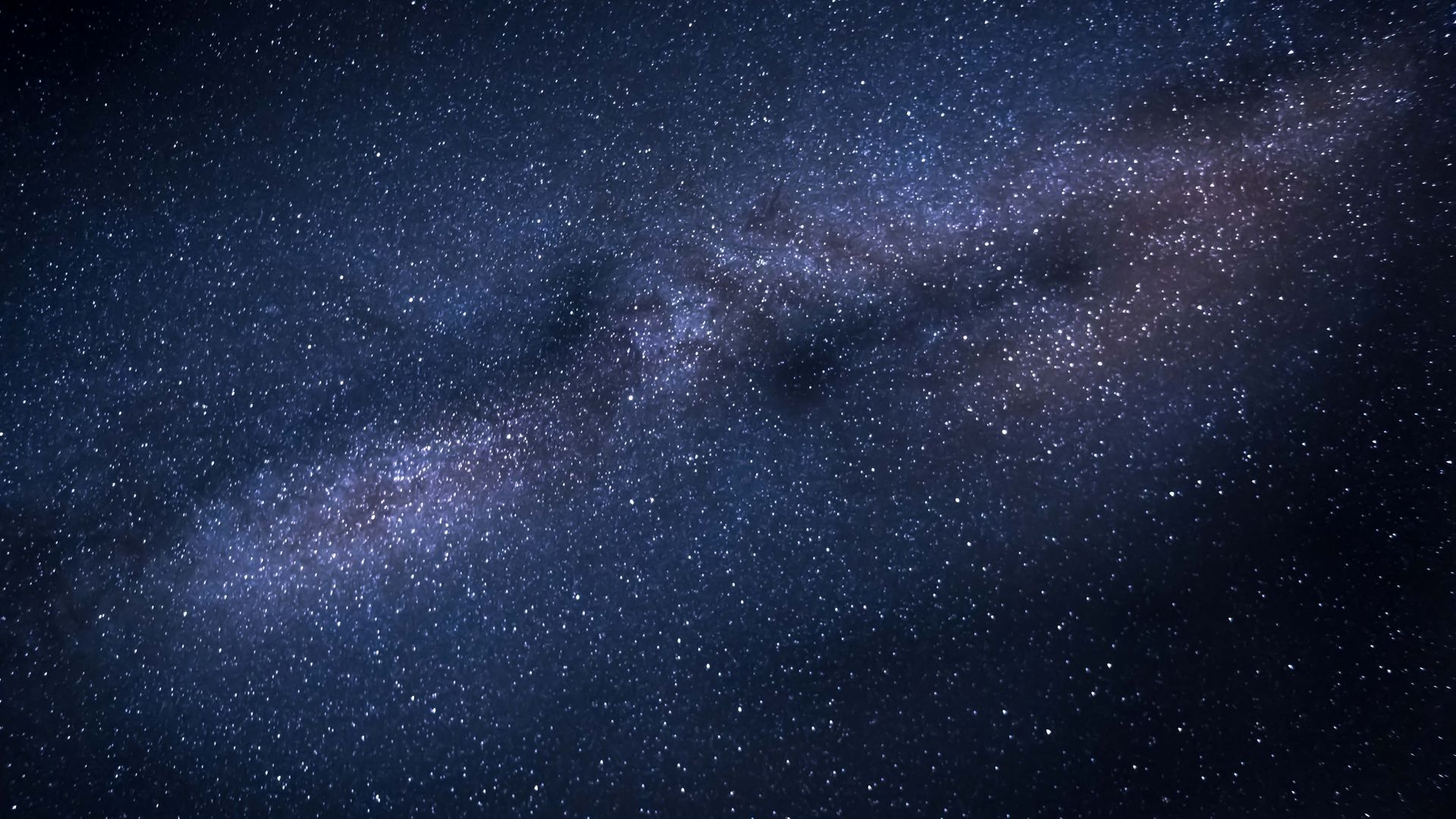 Galassia blu stellata notturna, 1920x1080 Full HD, PC Desktop