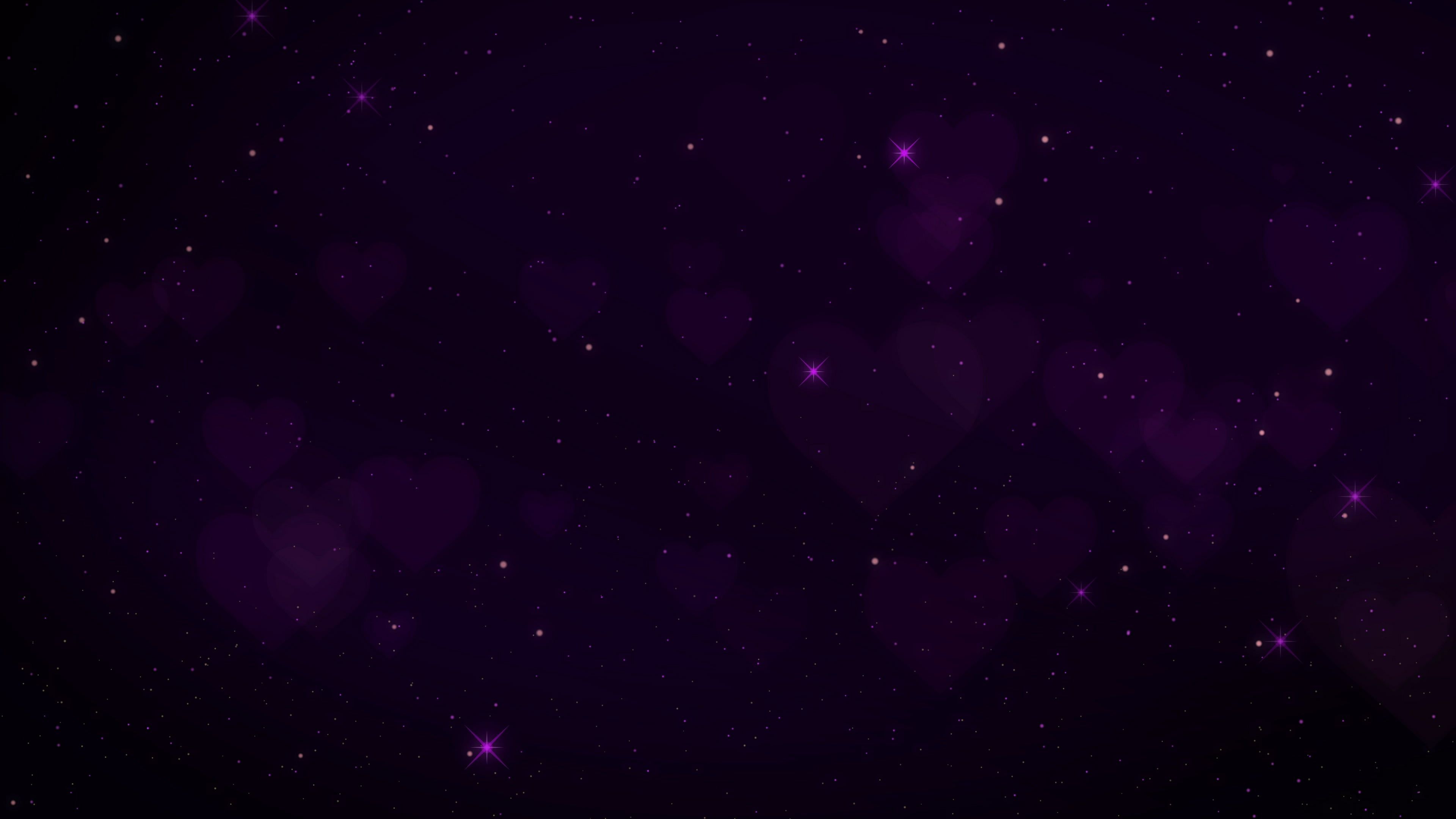 Galassia viola scura stellata, 3840x2160 UHD, PC 4K