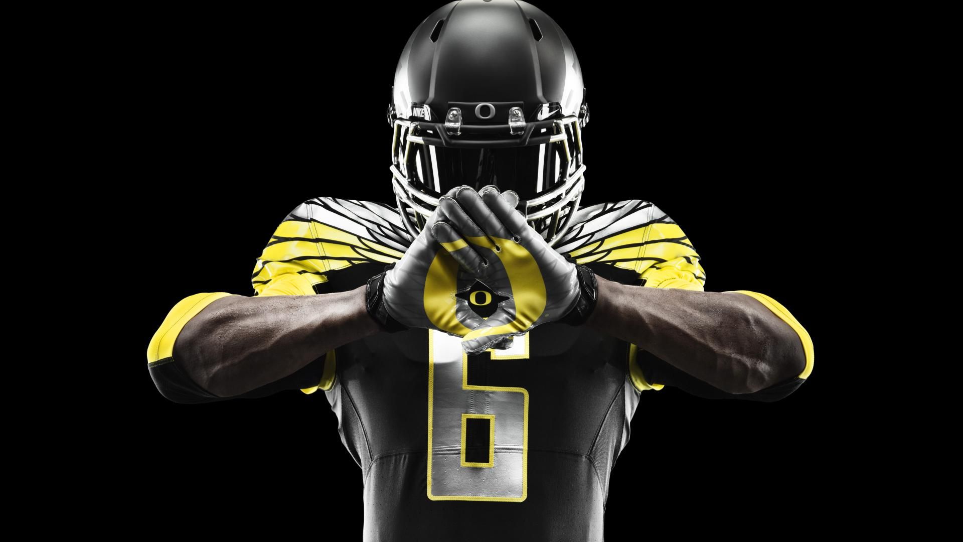 Giocatore football Oregon Ducks, NCAA, 1920x1080 Full HD 1080p, Desktop