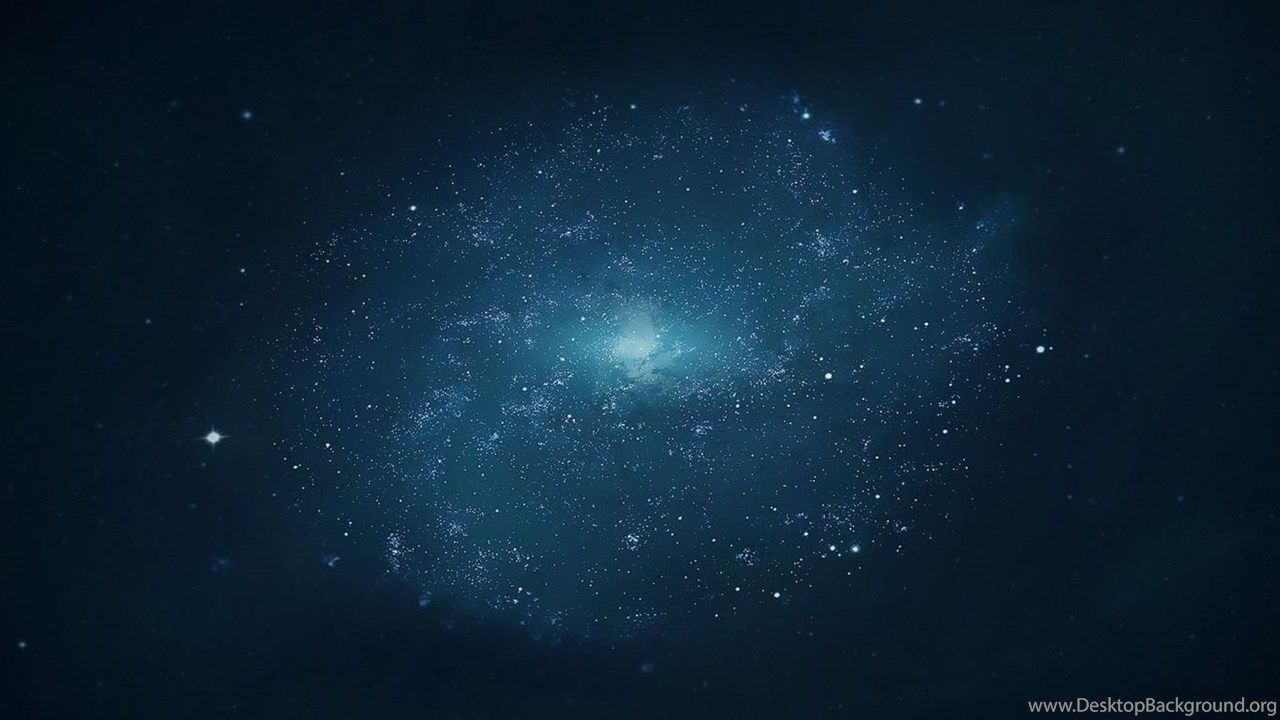 Galassia blu con stelle, 1280x720 720p, HP Laptop