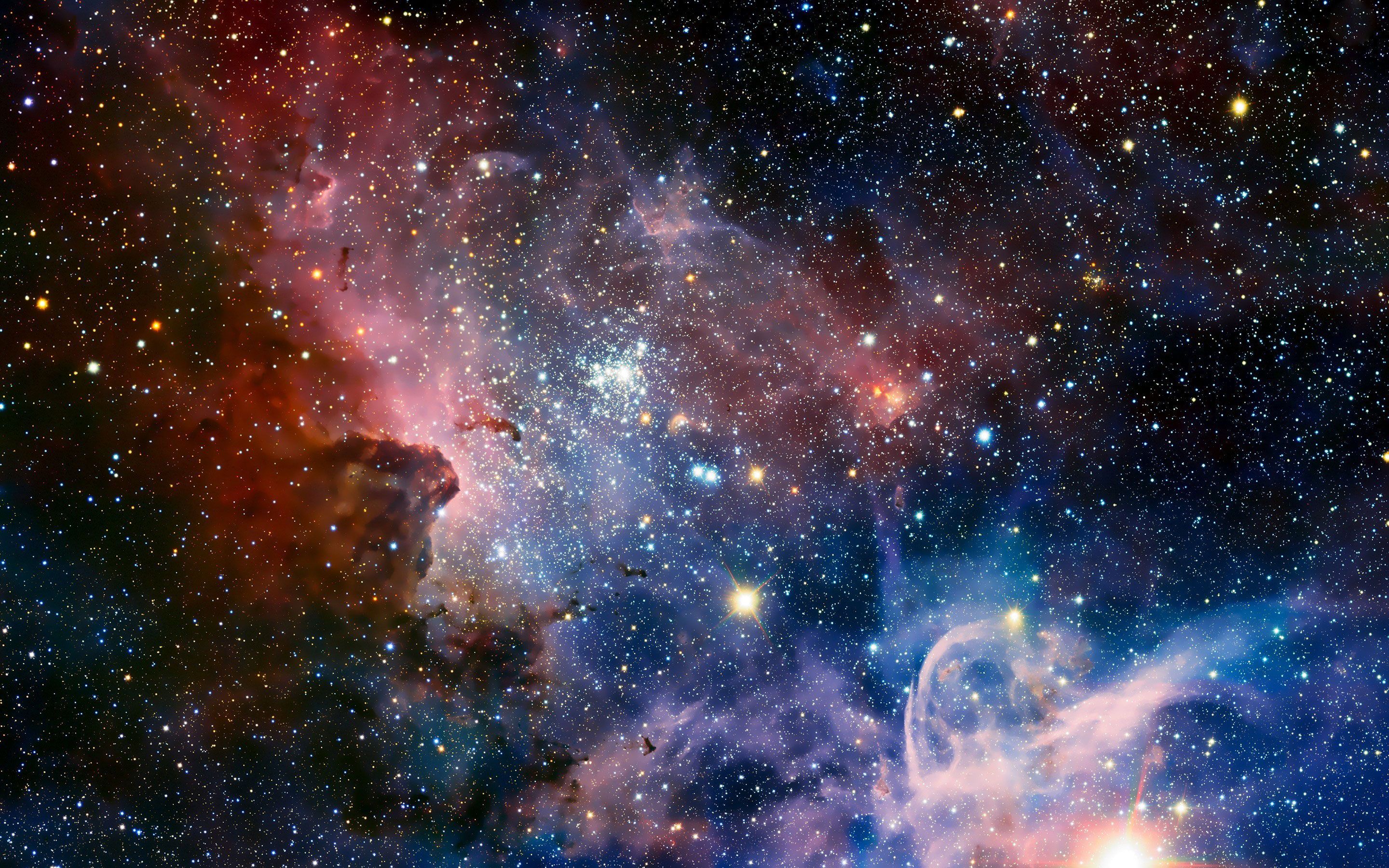 Nebulosa e stelle galassia, 2880x1800 WQXGA, Laptop