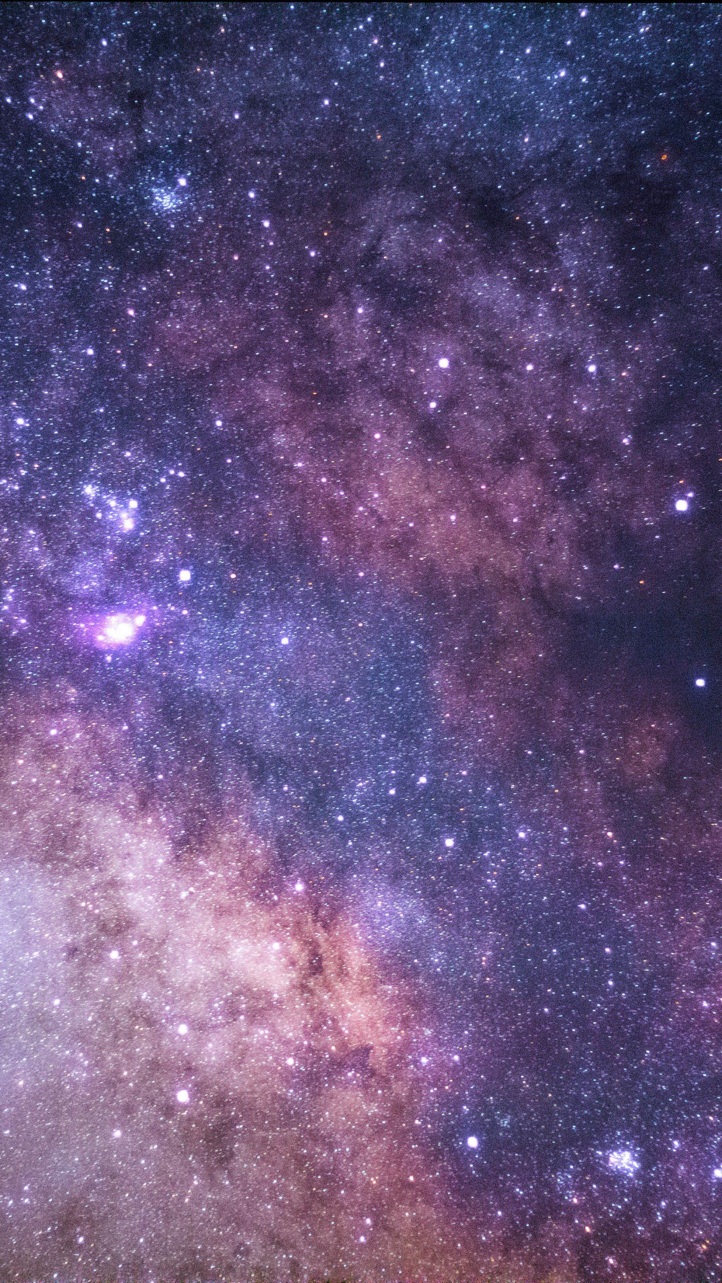 Galassia stellata viola blu, 1440x2560 Full HD Verticale, iPhone