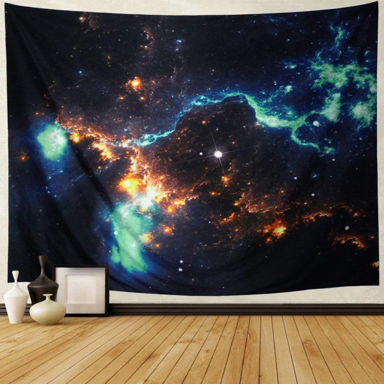 Arazzo galassia spaziale colorata, 1500x1500 720p, MacBook Air
