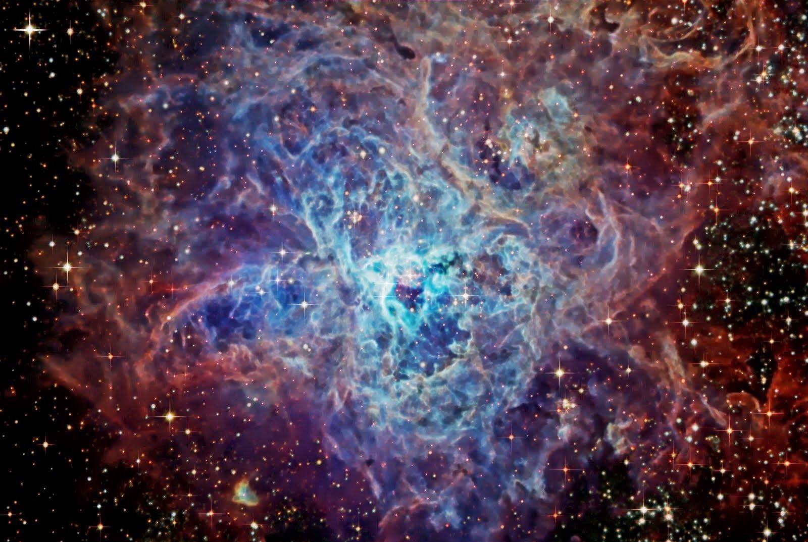 Nebulosa galassia colorata psichedelica, 1600x1074 HD Ready, Desktop