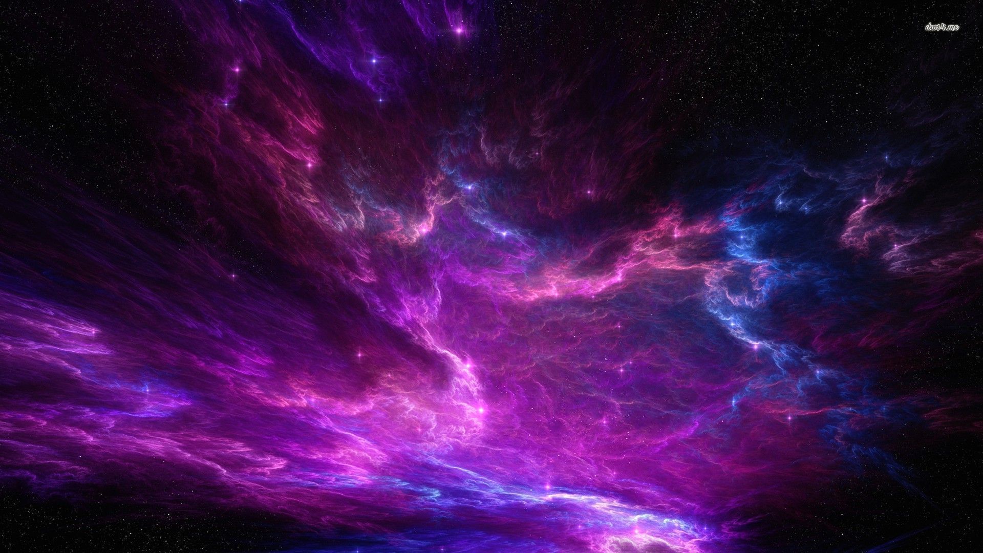 Nebulosa viola e rosa, 1920x1080 Full HD, PC