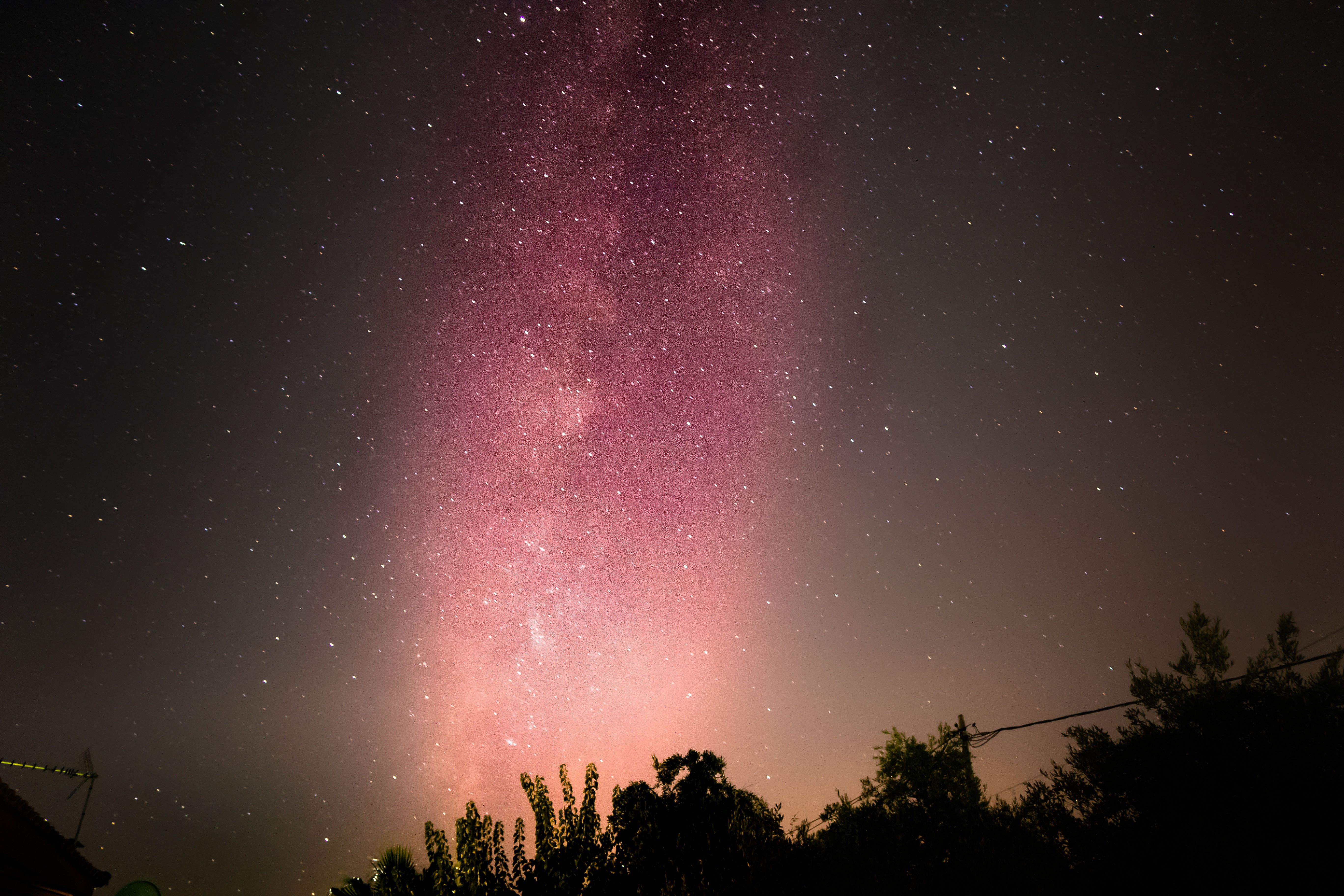 Via Lattea rosa notturna, 5472x3648 4K, Desktop 4K