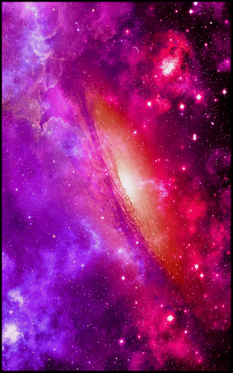Galassia rosa e viola, 750x1200 Full HD Verticale, iPhone