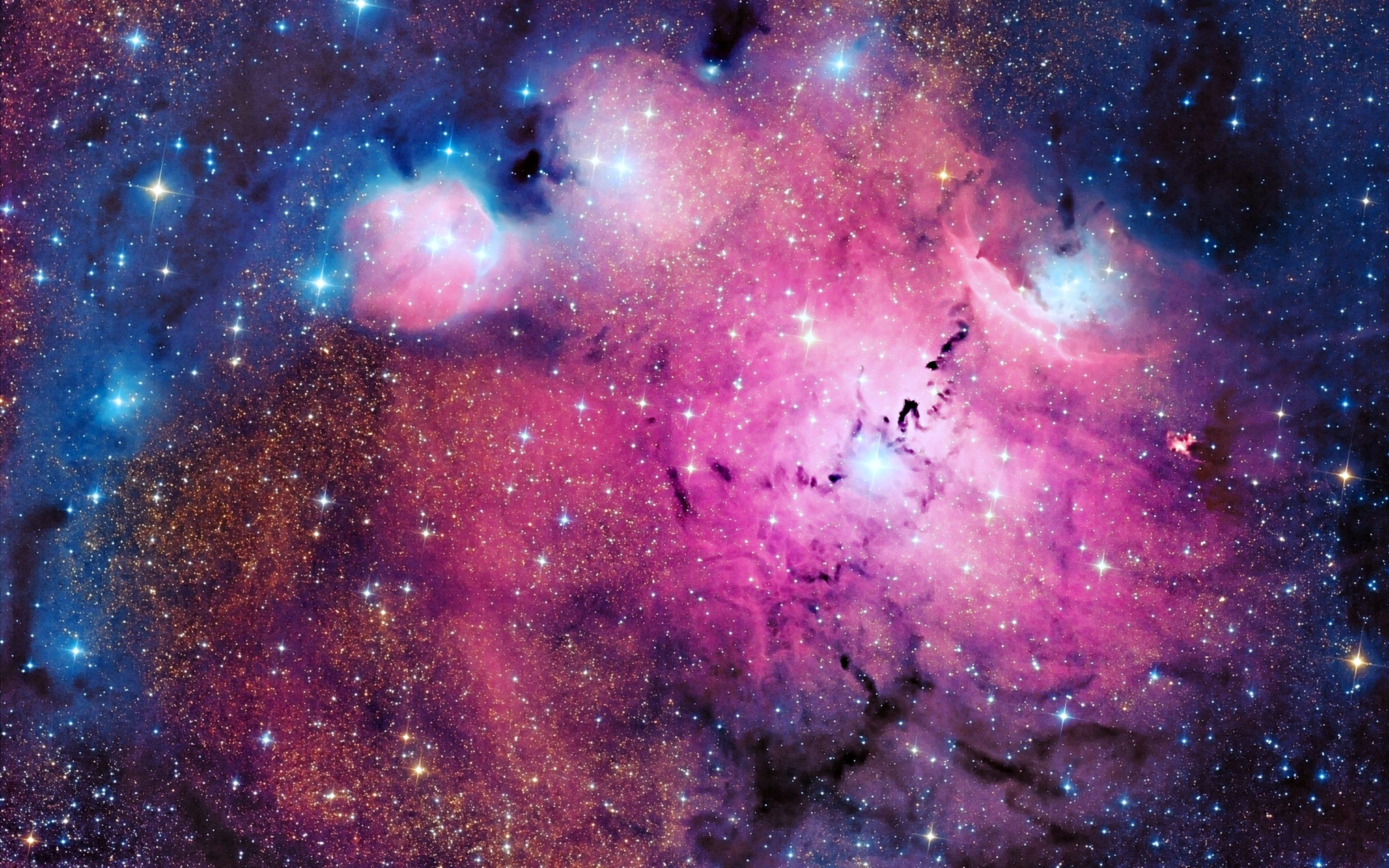 Galassia rosa e viola, 3840x2400 Ultra HD, 4K TV