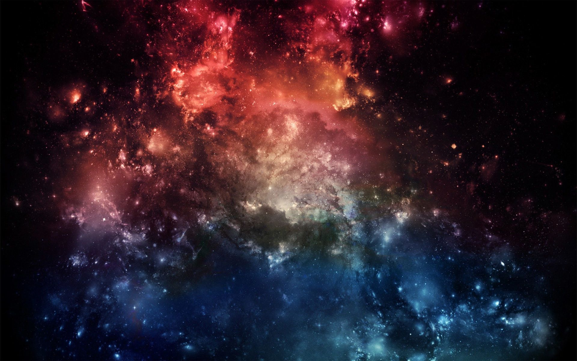 Galassia rossa e blu, 1920x1200 Full HD+ WUXGA, Desktop