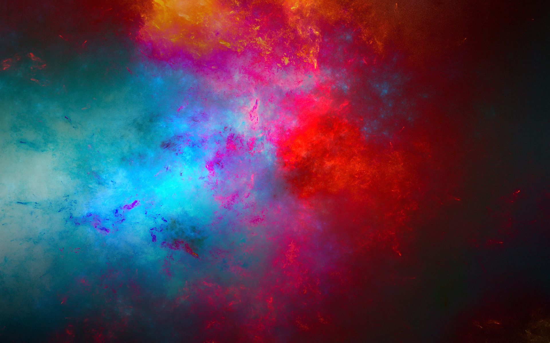 Galassia colorata rosso e blu, 1920x1200 Full HD+ WUXGA, Laptop