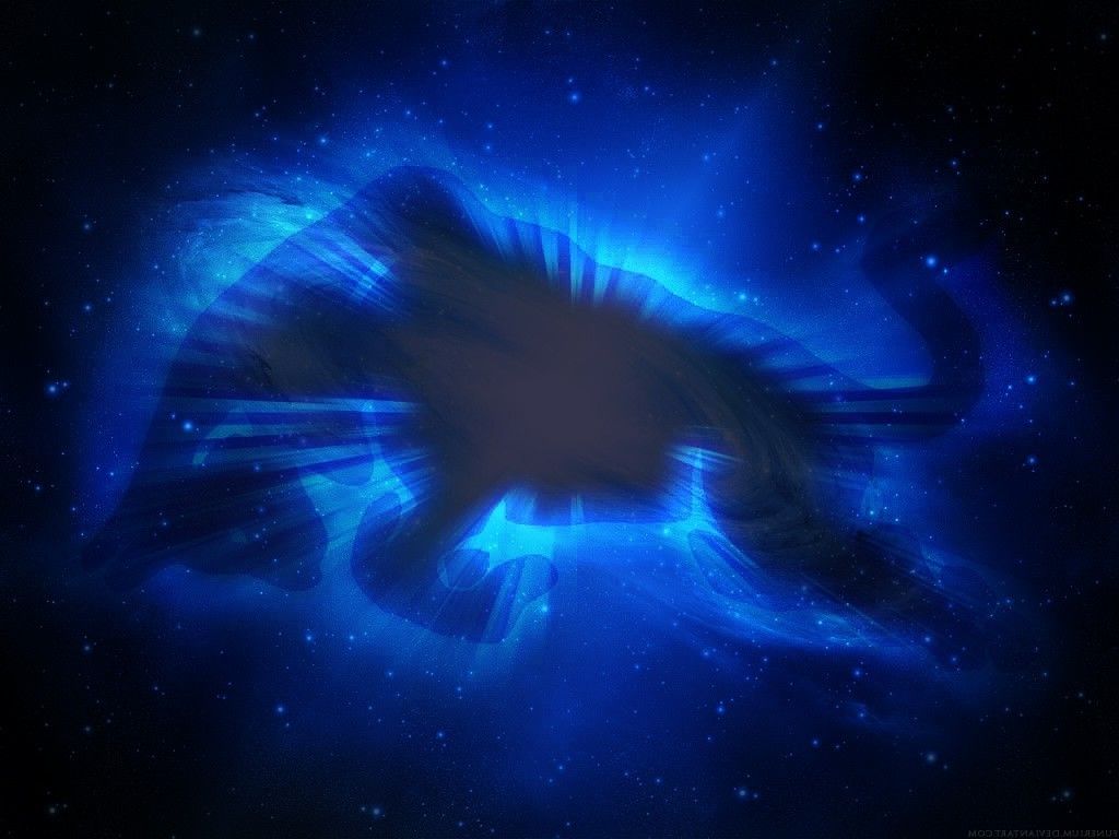 Galassia blu forma toro, 1024x768 HD, Desktop