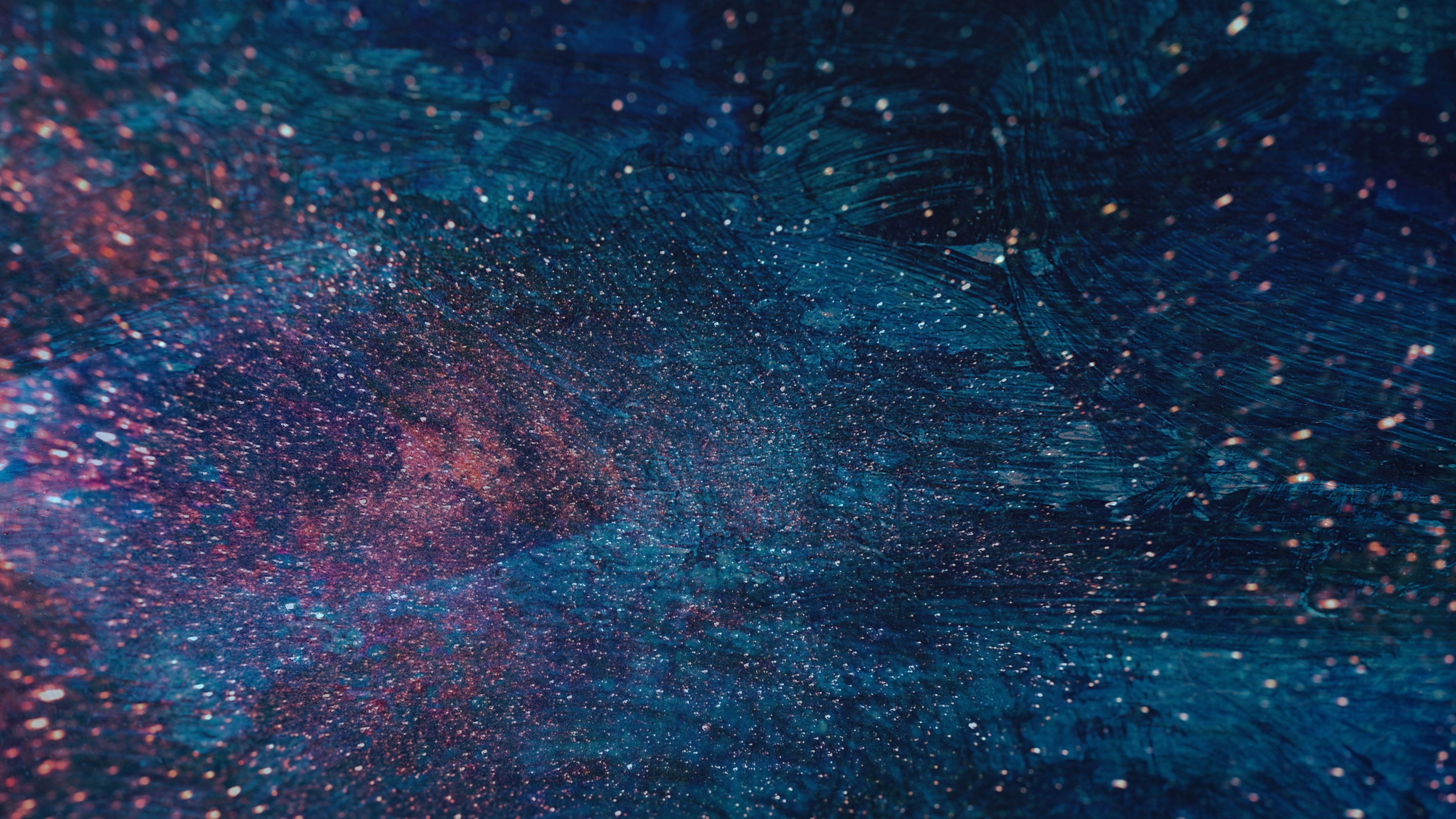 Galassia rossa e blu, 6000x3376 Ultra HD, Monitor 4K