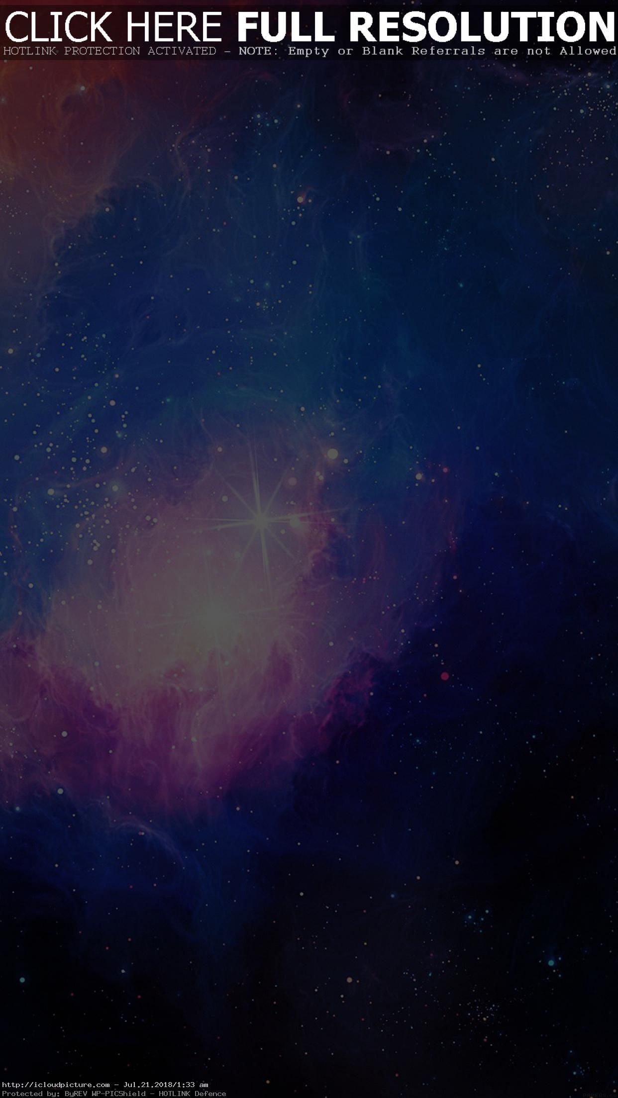 Nebulosa galassia rossa e blu, 1242x2208 Verticale, Telefono