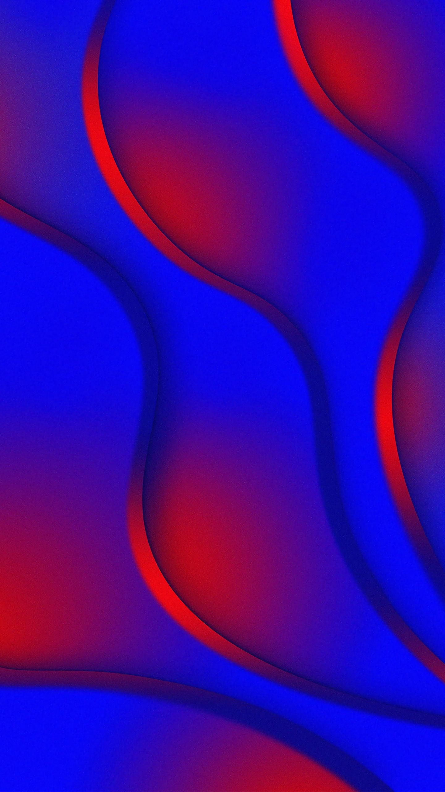 Onde astratte rosse e blu, 1440x2560 Full HD Verticale, iPhone