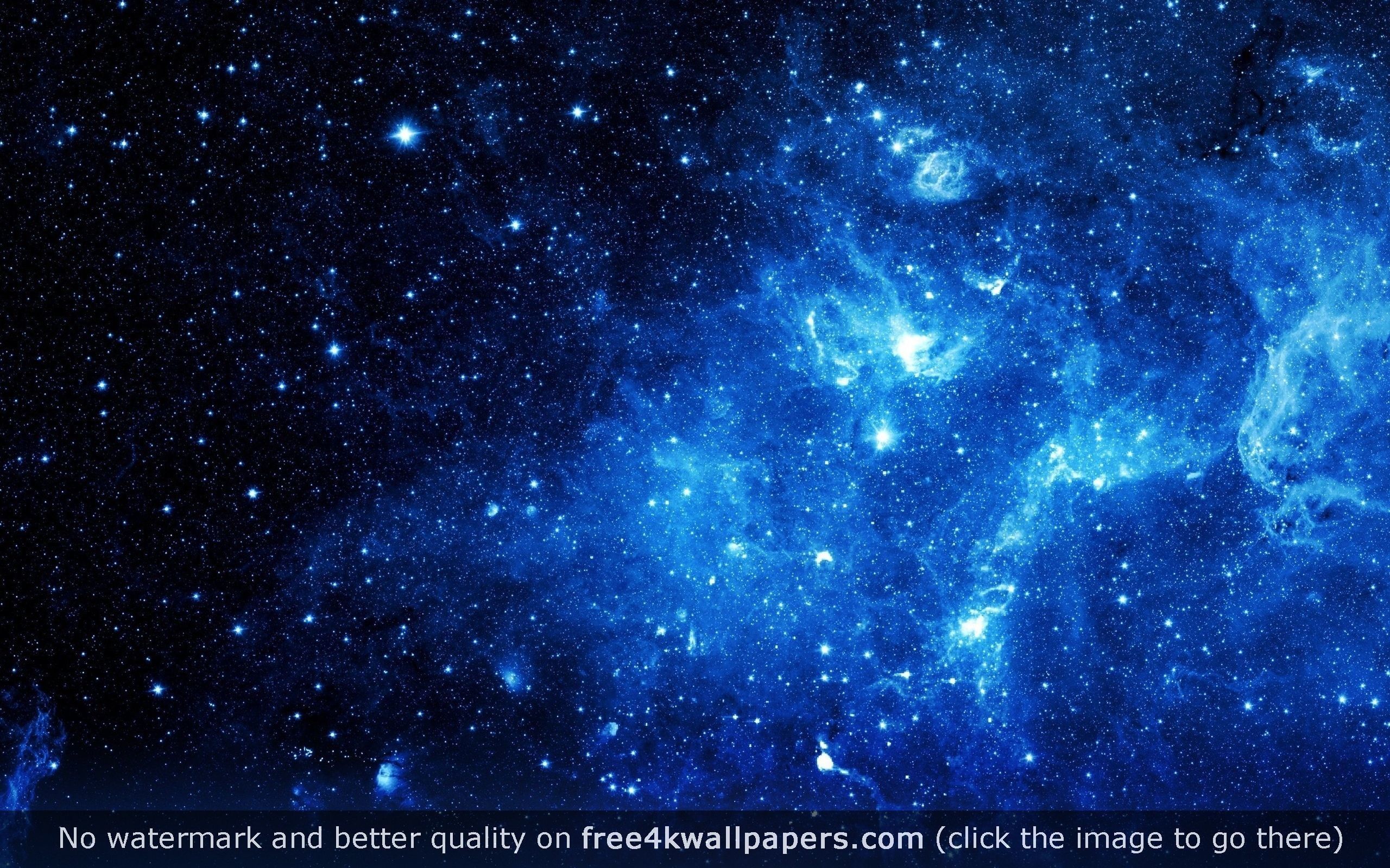Galassia blu con stelle, 2560x1600 2K, Desktop