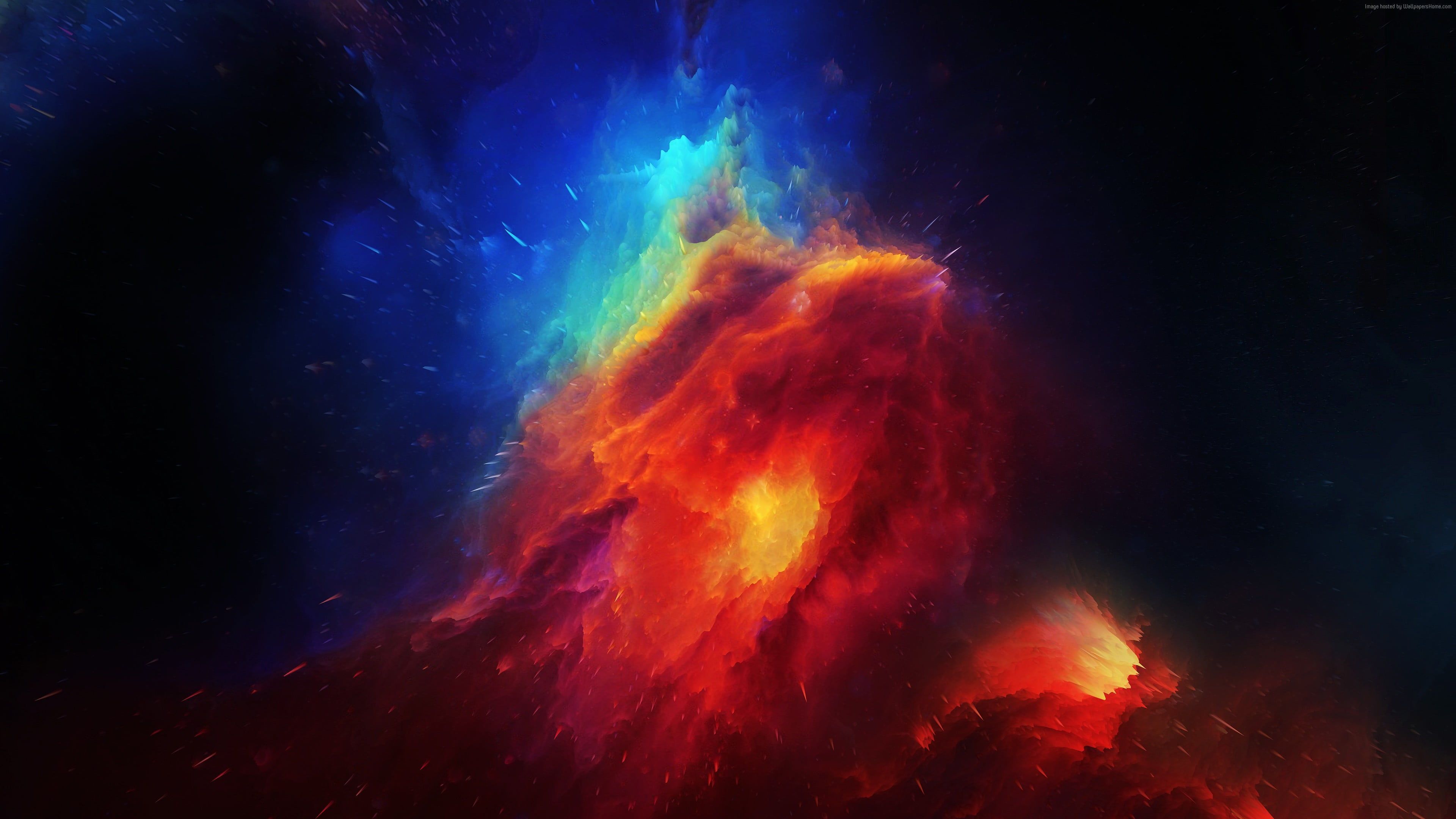 Nebulosa rossa e blu, 3840x2160 4K, Desktop 4K
