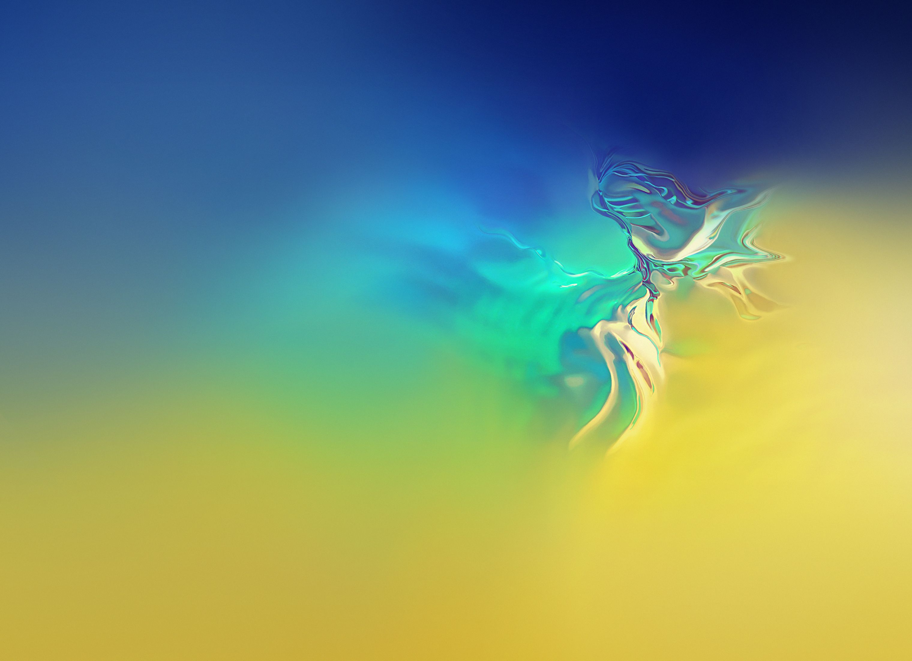 Sfumatura astratta blu giallo, 3040x2203 2K+, Desktop