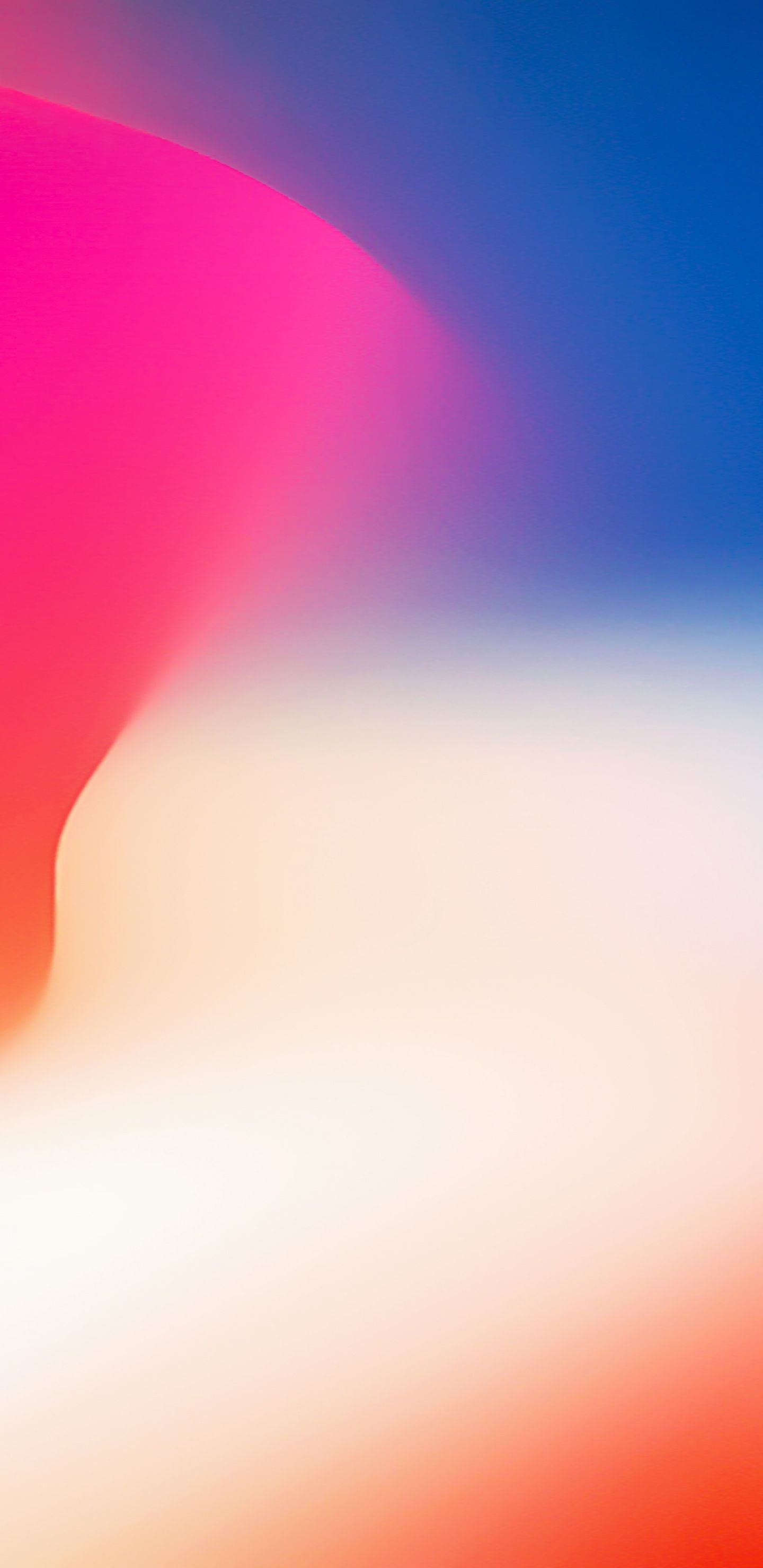 Sfumatura colorata astratta rosa blu, 1440x2960 Full HD Verticale, Smartphone