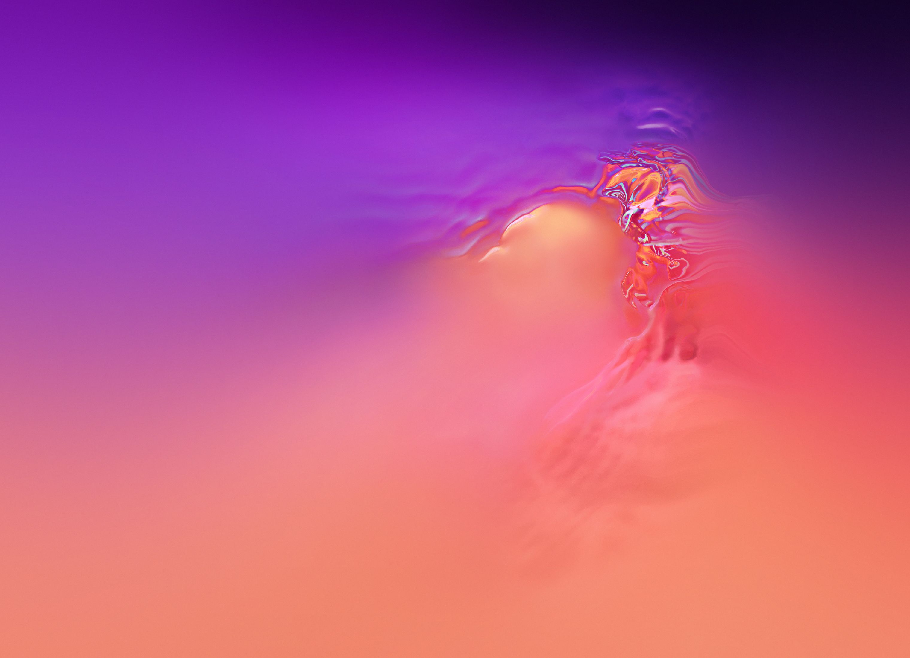 Sfumatura astratta viola arancione, 3040x2200 2K, Desktop