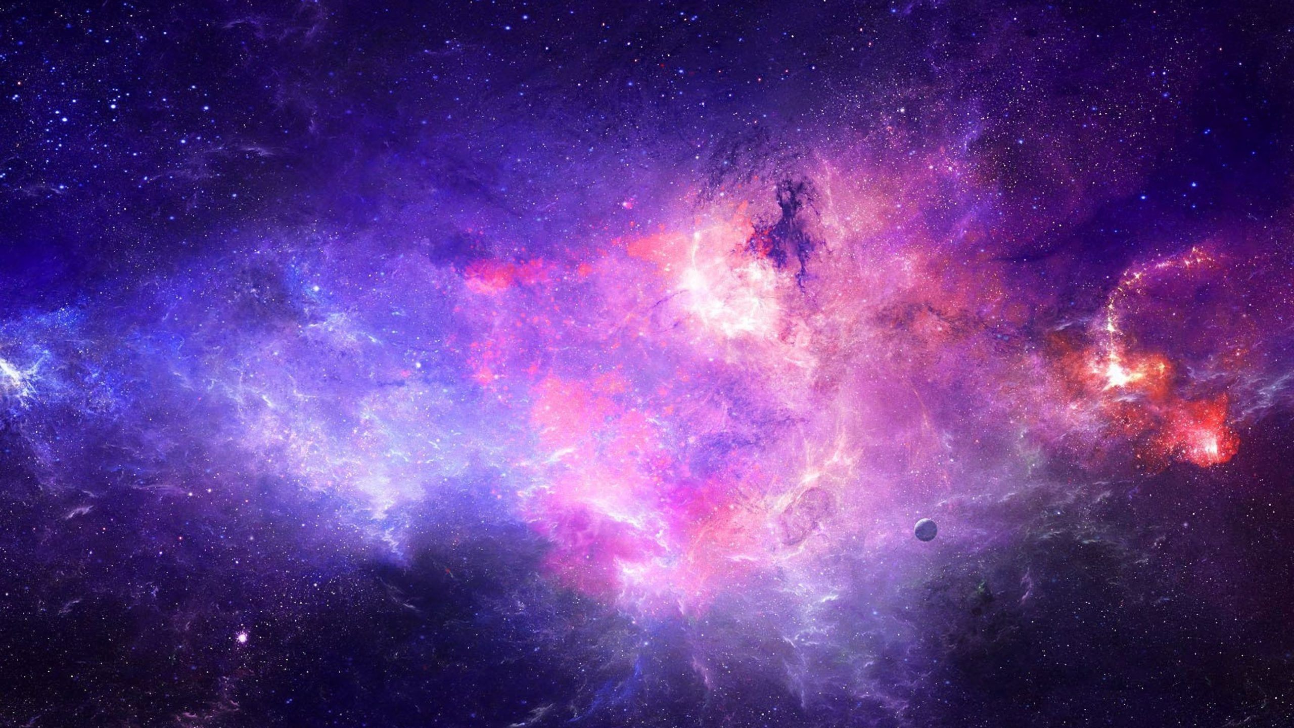 Galassia viola e rosa, 2560x1440 1440p, Desktop