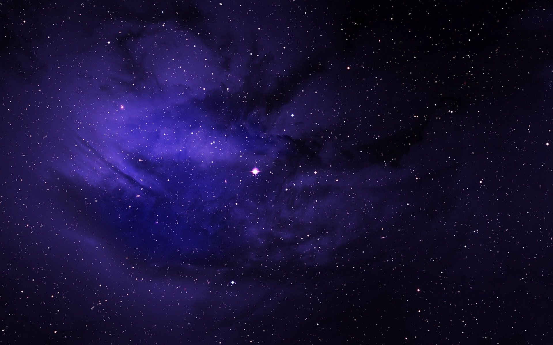Galassia viola con stelle, 1920x1200 Full HD+, Desktop
