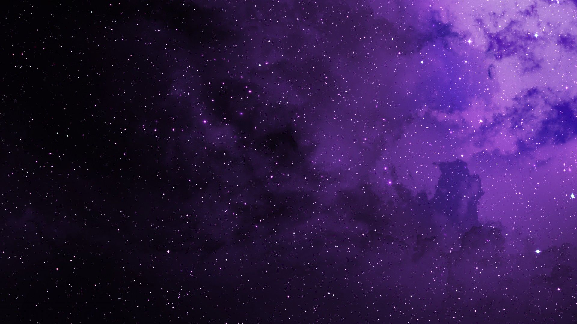 Galassia viola con stelle, 1920x1080 1080p, Desktop