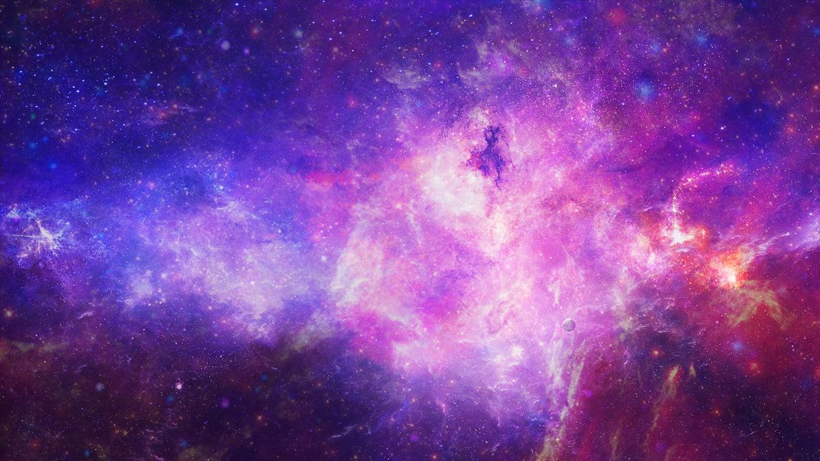 Galassia rosa e viola, 1191x670 HD, Laptop