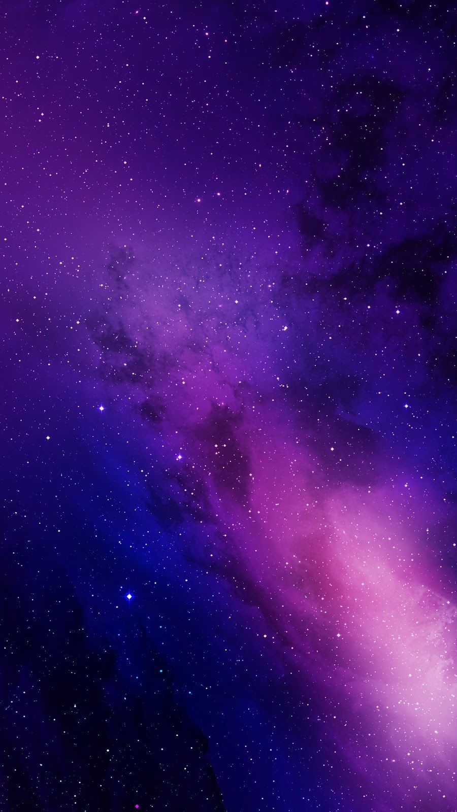Nebulosa viola e blu stellata, 900x1600 Full HD Verticale, Realme
