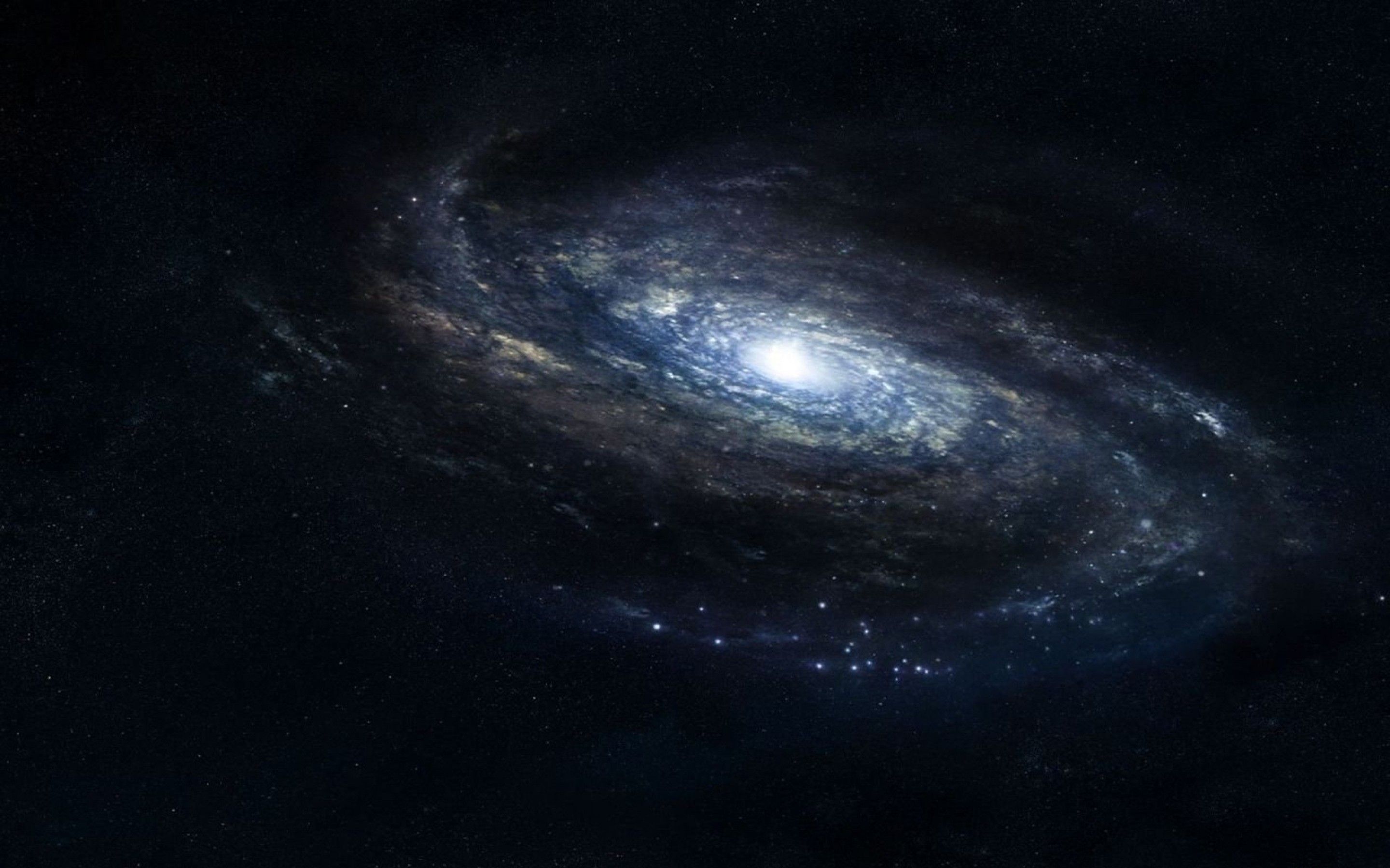 Galassia a spirale blu scuro, 2880x1800 2K+, Desktop