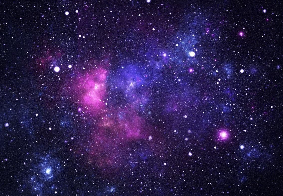 Galassia viola e blu stellata, 1135x787 HD, PC