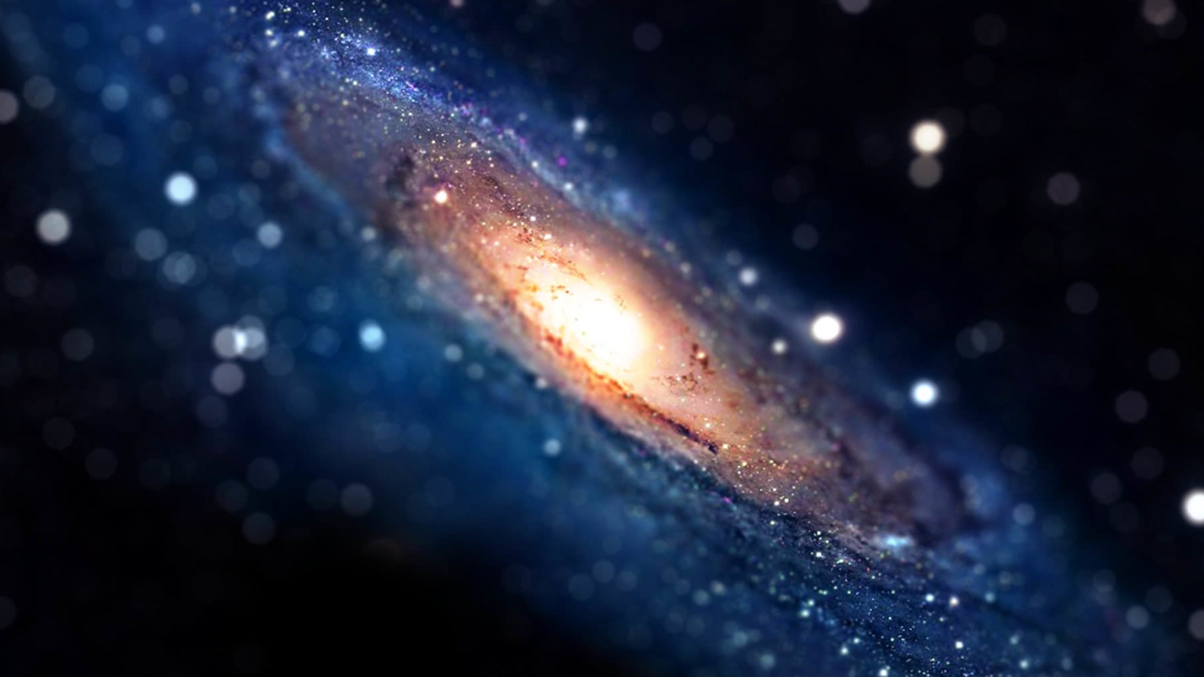 Galassia a spirale nello spazio, 3840x2160 4K Ultra HD, Monitor 4K
