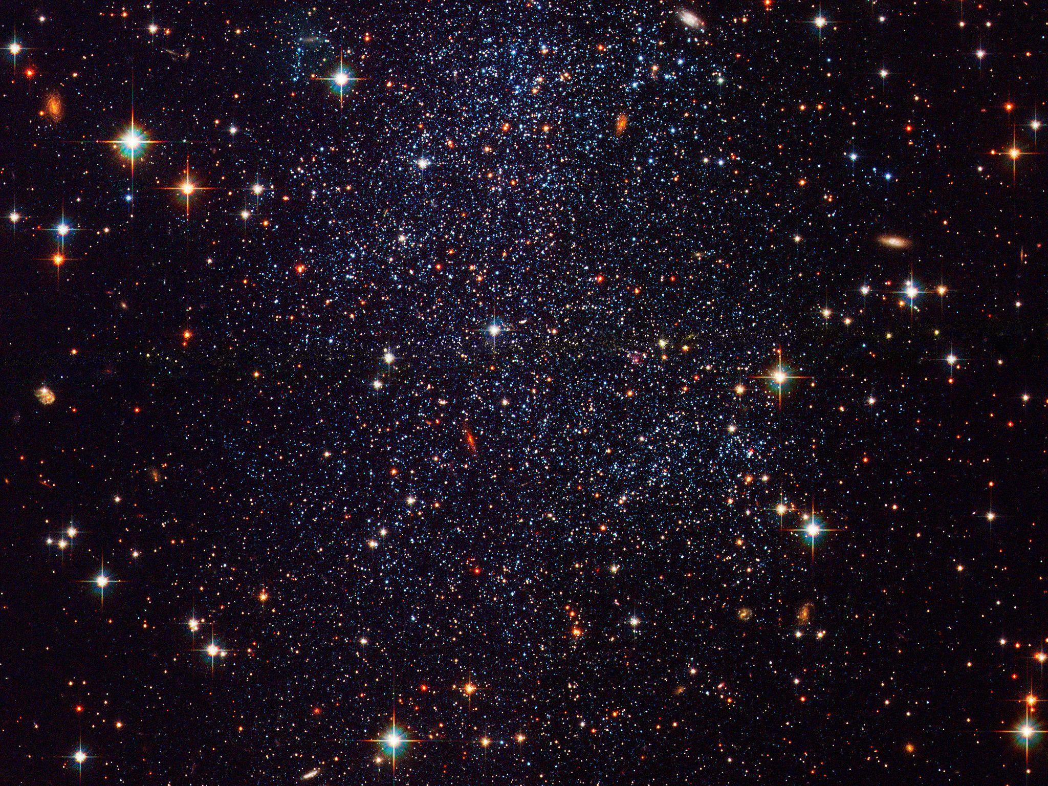 Galassia nana Sagittario, campo stellare, 2048x1536 Hi-Res, Laptop