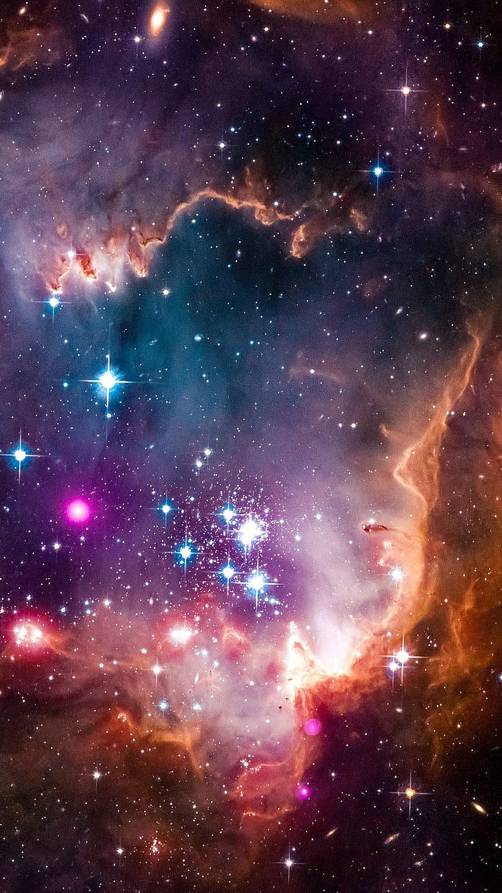 Galassia nebulosa colorata stellare, 728x1294 Verticale, Xiaomi
