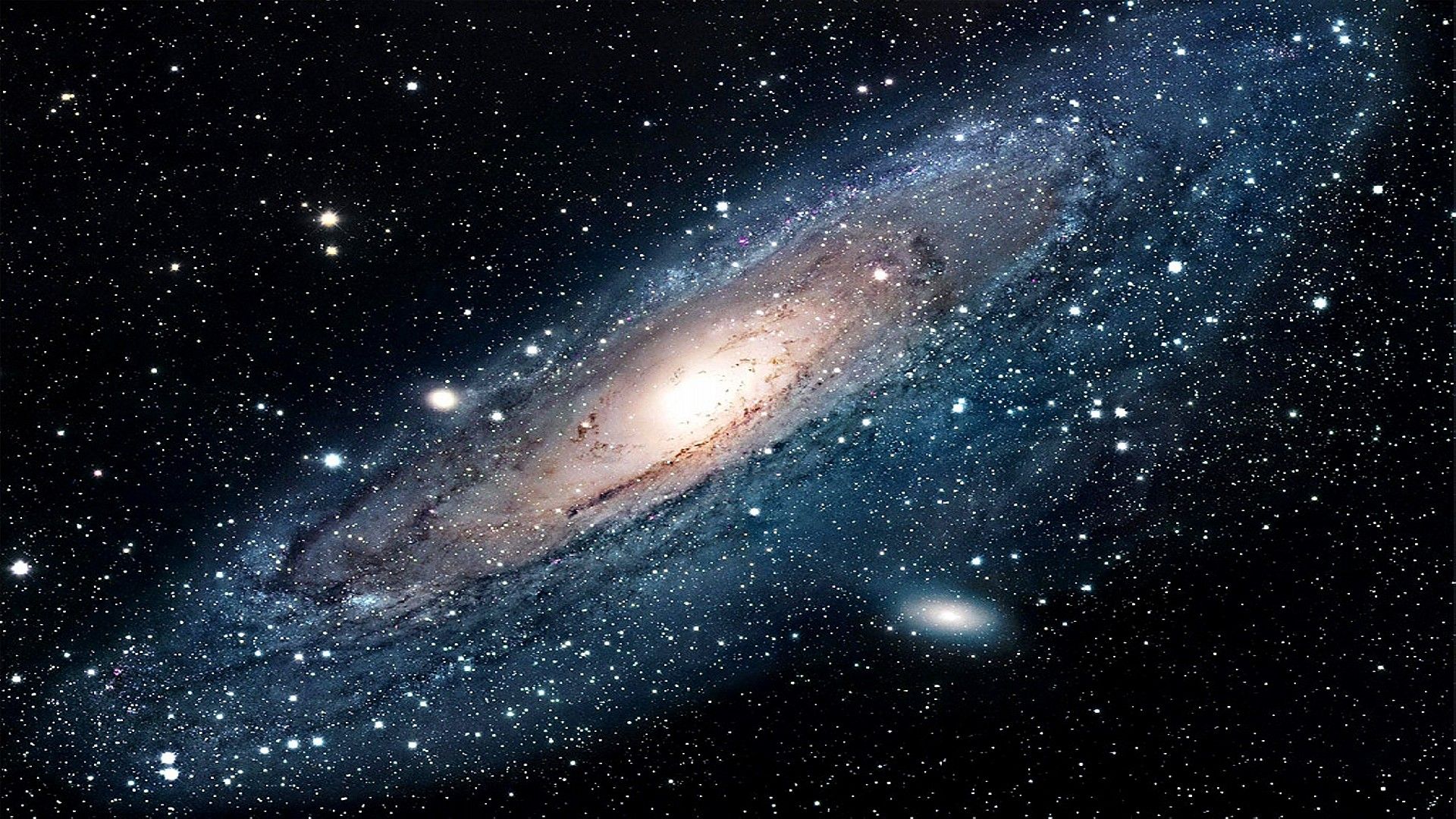 Galassia a spirale nello spazio, 1920x1080 Full HD, PC