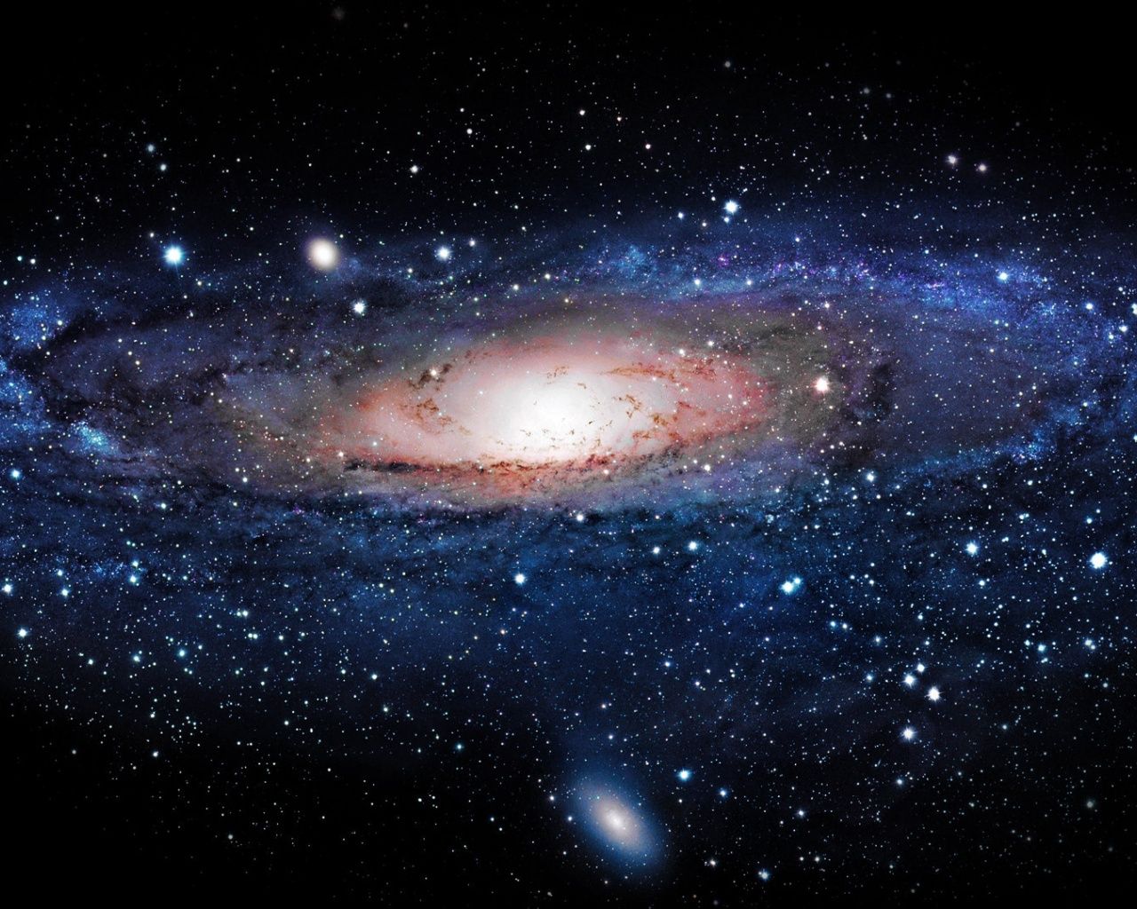 Galassia a spirale nello spazio, 1280x1024 720p, MacBook Air